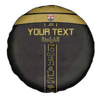 Custom Egypt Football Spare Tire Cover Yalla Yalla Pharaohs - Black Ver