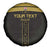 Custom Egypt Football Spare Tire Cover Yalla Yalla Pharaohs - Black Ver