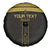 Custom Egypt Football Spare Tire Cover Yalla Yalla Pharaohs - Black Ver