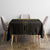 Custom Egypt Football Tablecloth Yalla Yalla Pharaohs - Black Ver