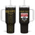 Custom Egypt Football Tumbler With Handle Yalla Yalla Pharaohs - Black Ver
