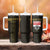 Custom Egypt Football Tumbler With Handle Yalla Yalla Pharaohs - Black Ver