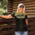Custom Egypt Football Women Polo Shirt Yalla Yalla Pharaohs - Black Ver