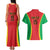Custom Guinea-Bissau Football Couples Matching Tank Maxi Dress and Hawaiian Shirt Vamos Djurtus