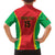 Custom Guinea-Bissau Football Family Matching Off Shoulder Short Dress and Hawaiian Shirt Vamos Djurtus