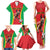 Custom Guinea-Bissau Football Family Matching Tank Maxi Dress and Hawaiian Shirt Vamos Djurtus