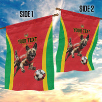 Custom Guinea-Bissau Football Garden Flag Vamos Djurtus
