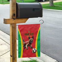 Custom Guinea-Bissau Football Garden Flag Vamos Djurtus