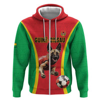 Custom Guinea-Bissau Football Hoodie Vamos Djurtus