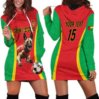 Custom Guinea-Bissau Football Hoodie Dress Vamos Djurtus