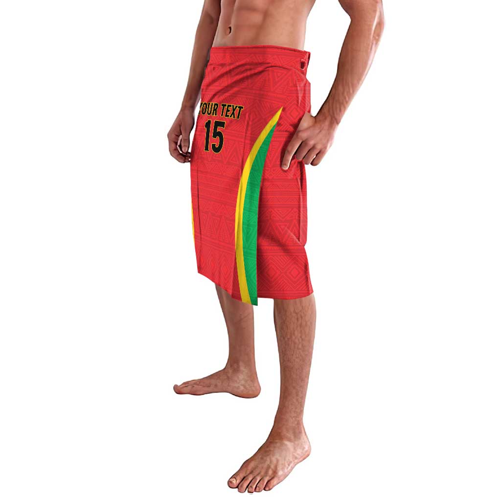 Custom Guinea-Bissau Football Lavalava Vamos Djurtus