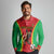 Custom Guinea-Bissau Football Long Sleeve Polo Shirt Vamos Djurtus