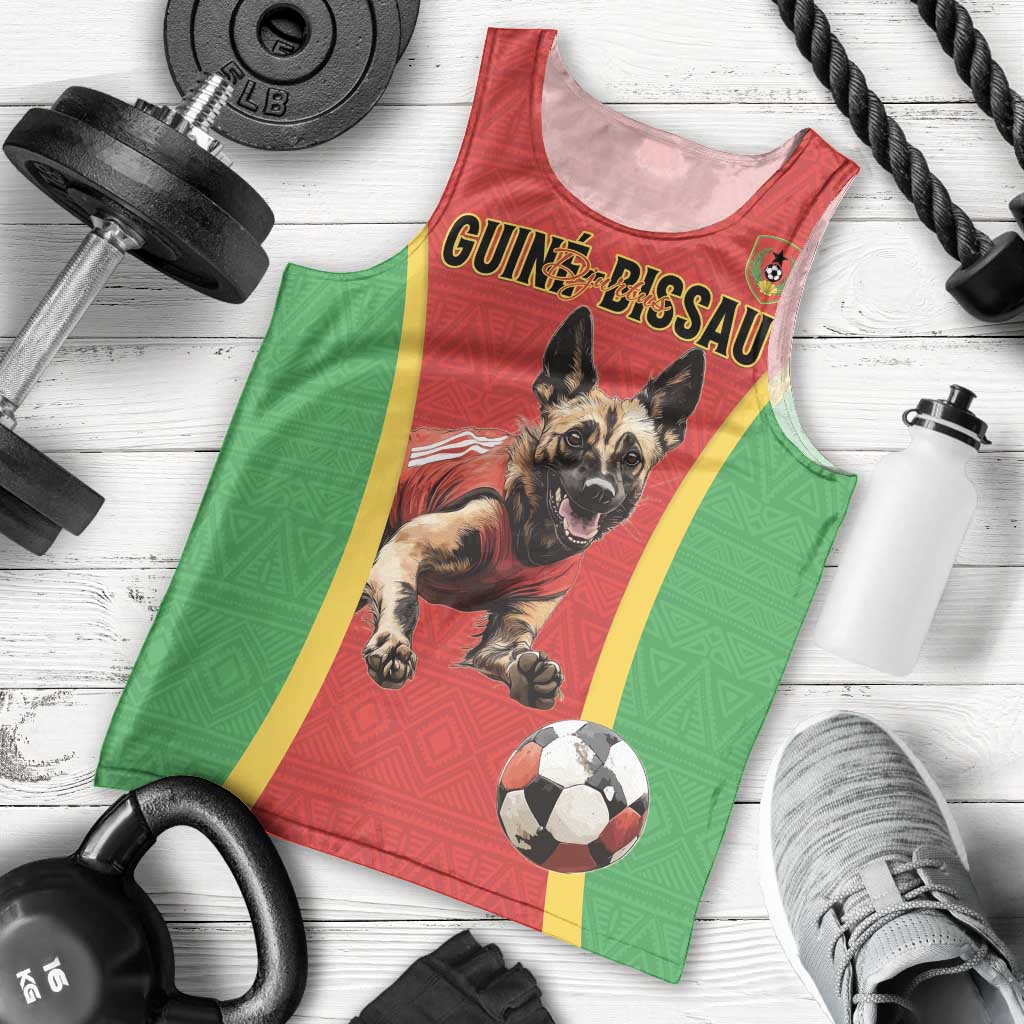 Custom Guinea-Bissau Football Men Tank Top Vamos Djurtus