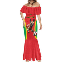 Custom Guinea-Bissau Football Mermaid Dress Vamos Djurtus