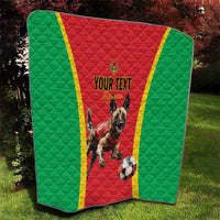 Custom Guinea-Bissau Football Quilt Vamos Djurtus