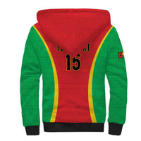 Custom Guinea-Bissau Football Sherpa Hoodie Vamos Djurtus