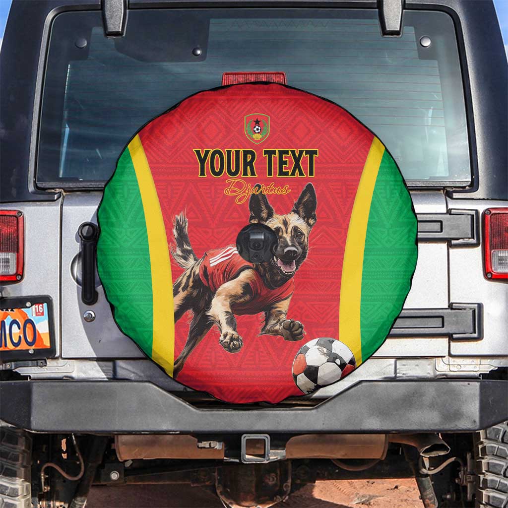 Custom Guinea-Bissau Football Spare Tire Cover Vamos Djurtus
