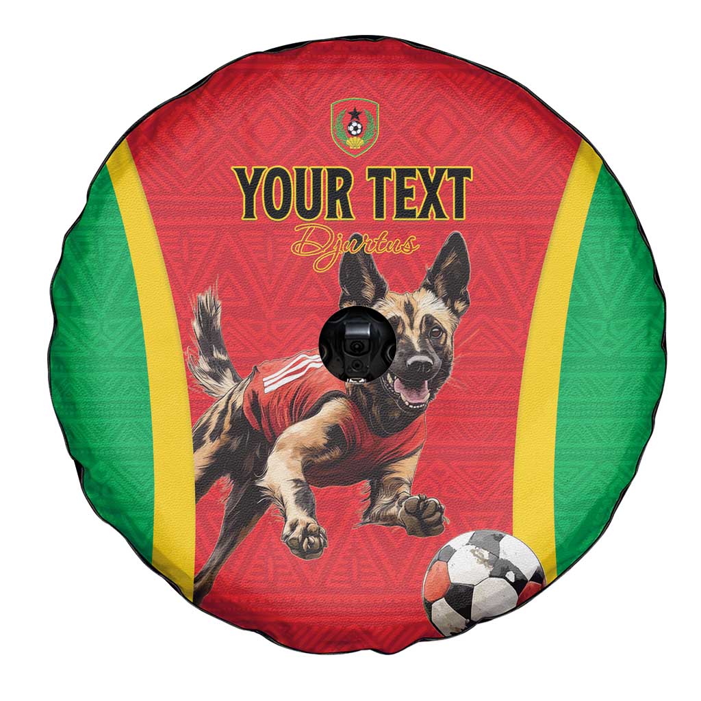 Custom Guinea-Bissau Football Spare Tire Cover Vamos Djurtus