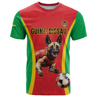 Custom Guinea-Bissau Football T Shirt Vamos Djurtus