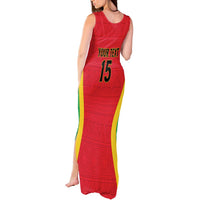 Custom Guinea-Bissau Football Tank Maxi Dress Vamos Djurtus