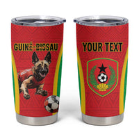 Custom Guinea-Bissau Football Tumbler Cup Vamos Djurtus