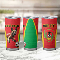 Custom Guinea-Bissau Football Tumbler Cup Vamos Djurtus