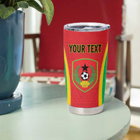 Custom Guinea-Bissau Football Tumbler Cup Vamos Djurtus