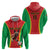 Custom Guinea-Bissau Football Zip Hoodie Vamos Djurtus