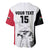 Custom Sudan Football Baseball Jersey Yalla Falcons of Jediane