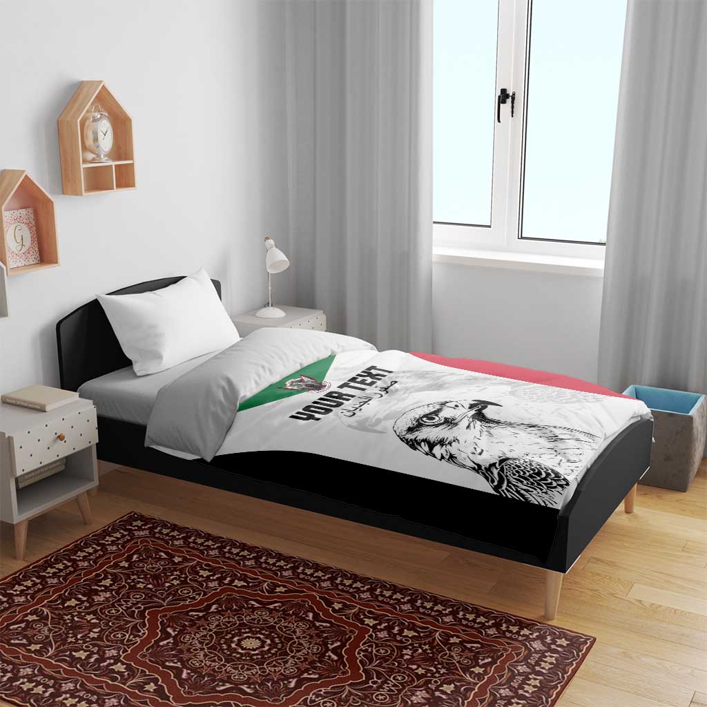 Custom Sudan Football Bedding Set Yalla Falcons of Jediane