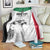 Custom Sudan Football Blanket Yalla Falcons of Jediane