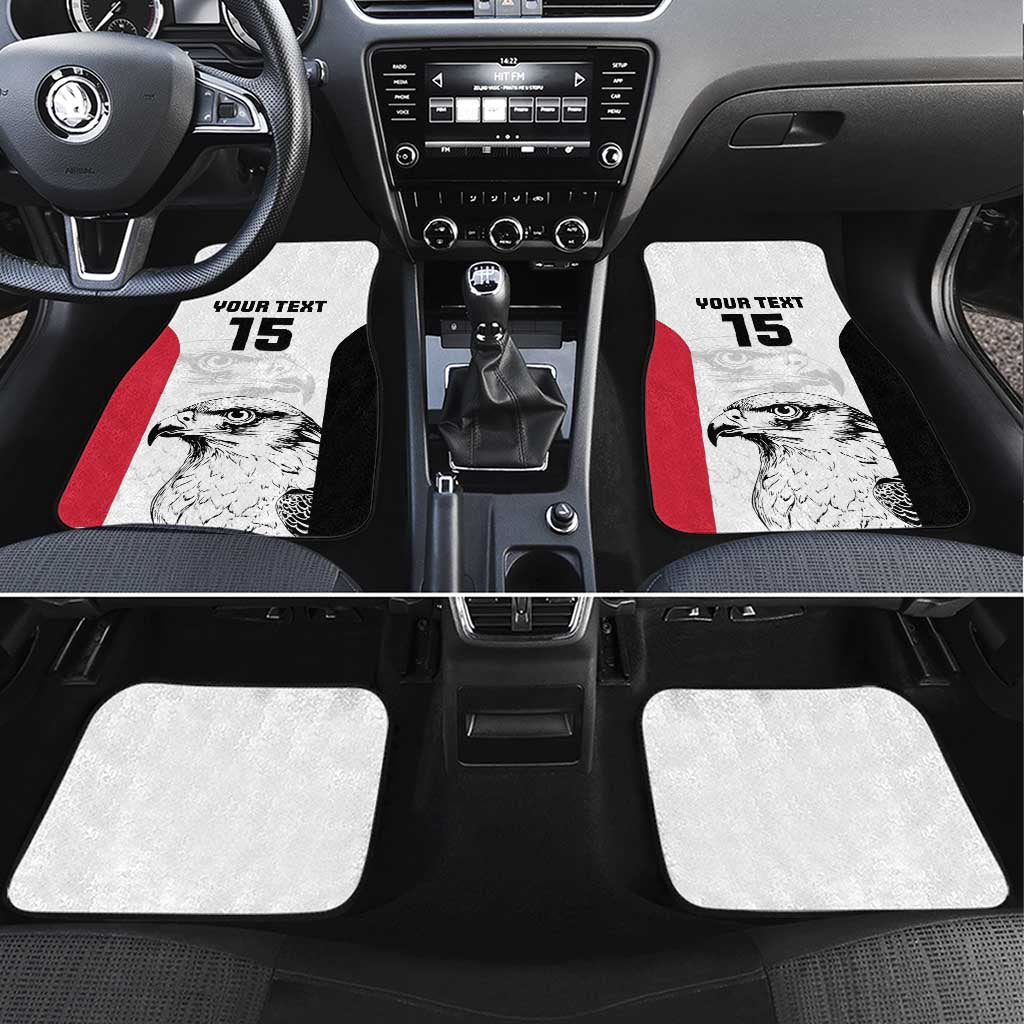 Custom Sudan Football Car Mats Yalla Falcons of Jediane