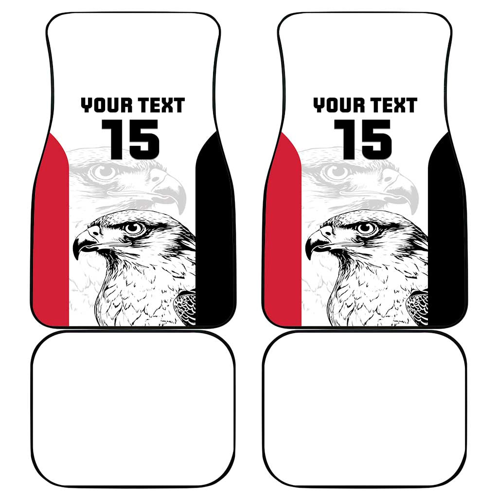 Custom Sudan Football Car Mats Yalla Falcons of Jediane