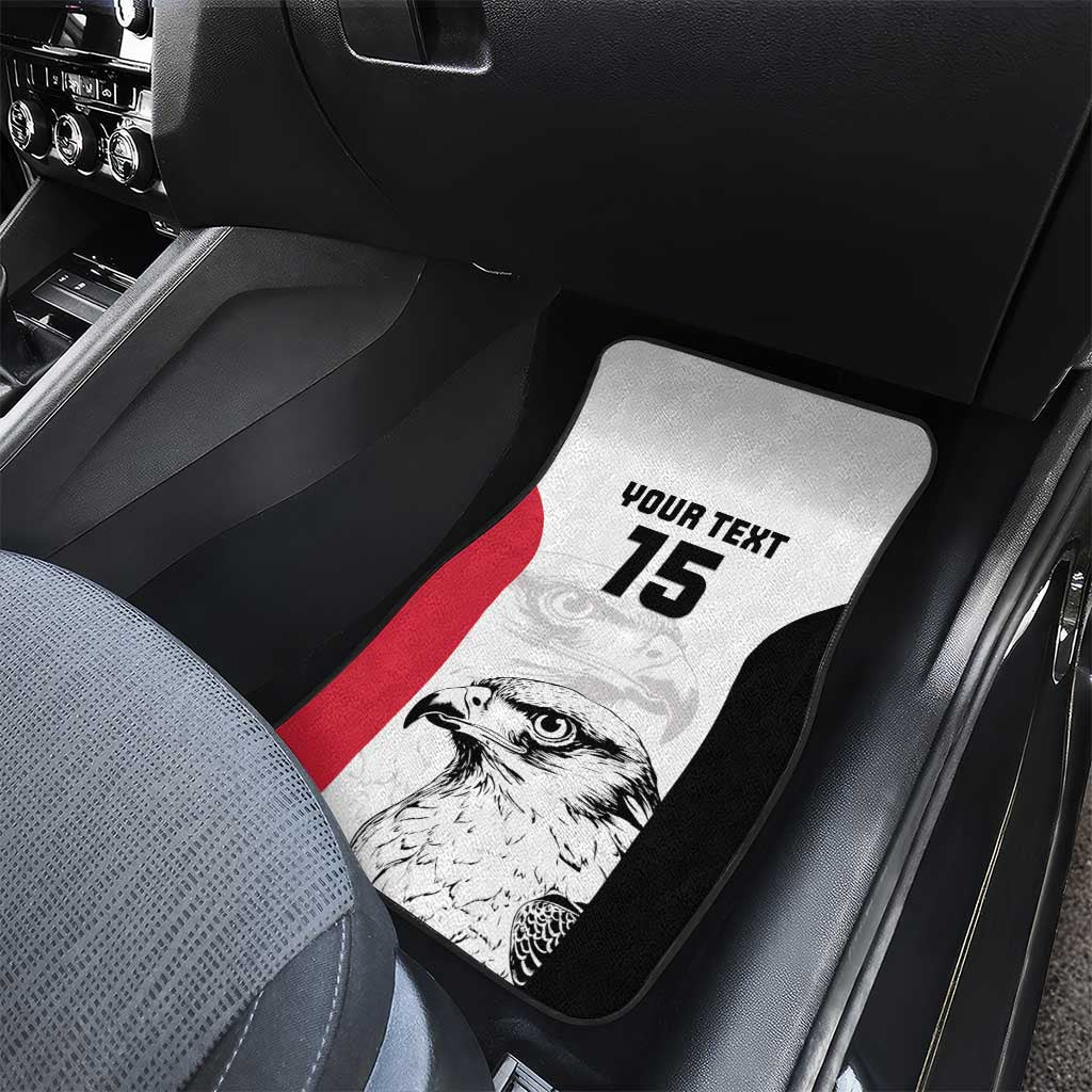 Custom Sudan Football Car Mats Yalla Falcons of Jediane