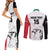 Custom Sudan Football Couples Matching Short Sleeve Bodycon Dress and Long Sleeve Button Shirt Yalla Falcons of Jediane
