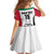 Custom Sudan Football Family Matching Off Shoulder Maxi Dress and Hawaiian Shirt Yalla Falcons of Jediane