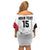Custom Sudan Football Family Matching Off Shoulder Short Dress and Hawaiian Shirt Yalla Falcons of Jediane