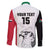 Custom Sudan Football Family Matching Puletasi and Hawaiian Shirt Yalla Falcons of Jediane