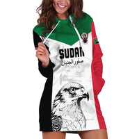 Custom Sudan Football Hoodie Dress Yalla Falcons of Jediane