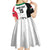Custom Sudan Football Kid Short Sleeve Dress Yalla Falcons of Jediane