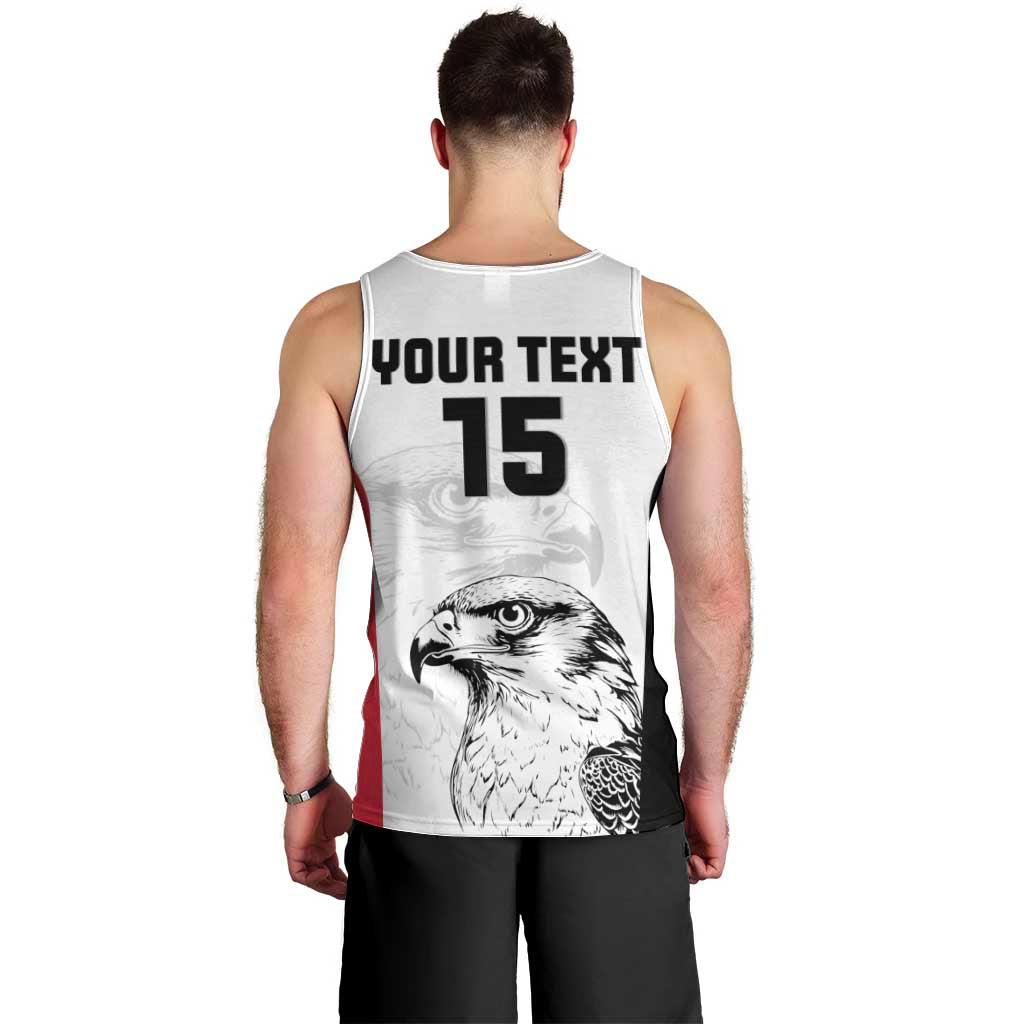 Custom Sudan Football Men Tank Top Yalla Falcons of Jediane