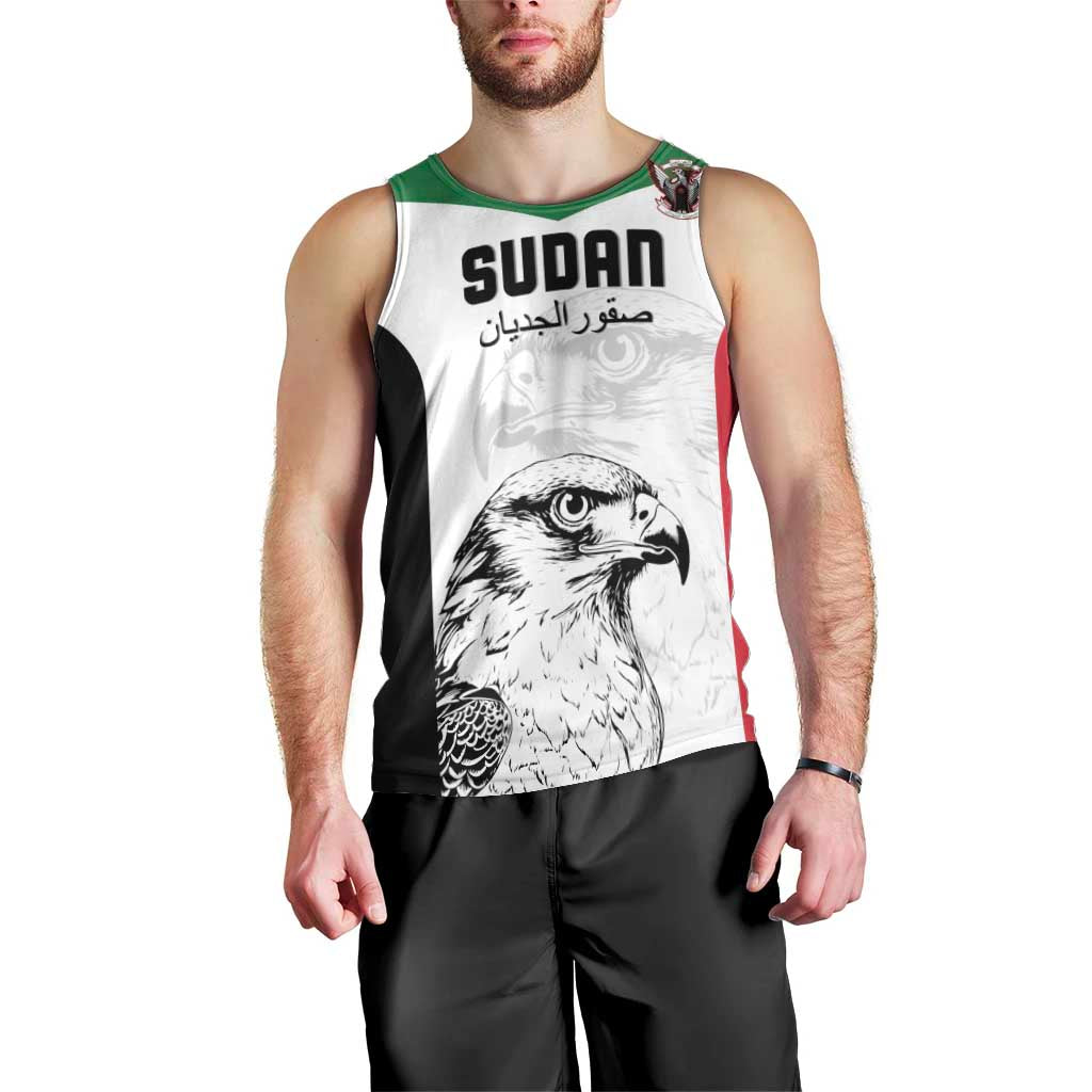 Custom Sudan Football Men Tank Top Yalla Falcons of Jediane