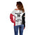 Custom Sudan Football Off Shoulder Sweater Yalla Falcons of Jediane