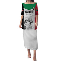 Custom Sudan Football Puletasi Yalla Falcons of Jediane