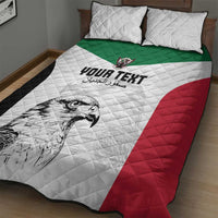 Custom Sudan Football Quilt Bed Set Yalla Falcons of Jediane
