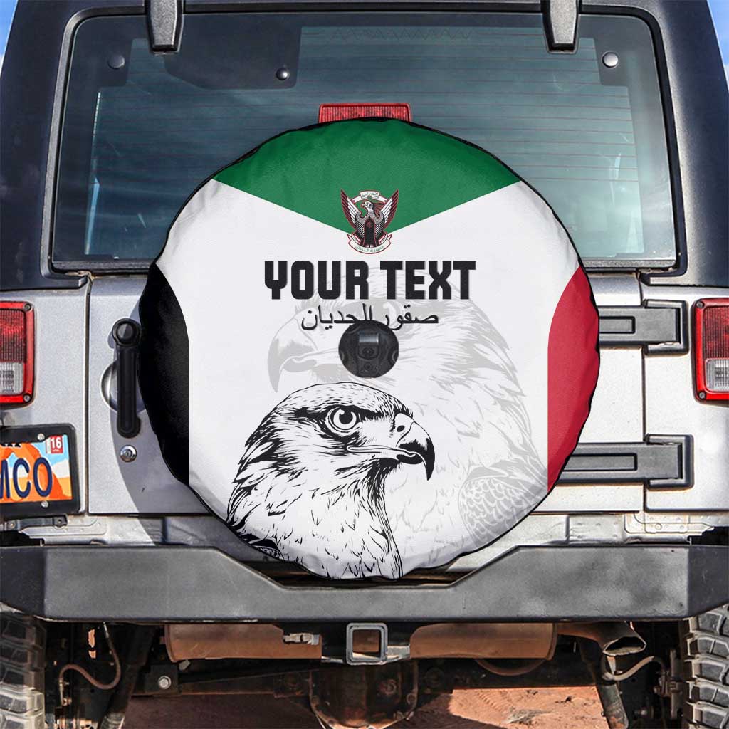 Custom Sudan Football Spare Tire Cover Yalla Falcons of Jediane