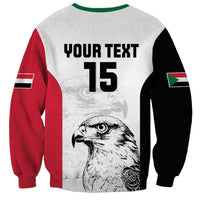 Custom Sudan Football Sweatshirt Yalla Falcons of Jediane