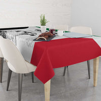 Custom Sudan Football Tablecloth Yalla Falcons of Jediane