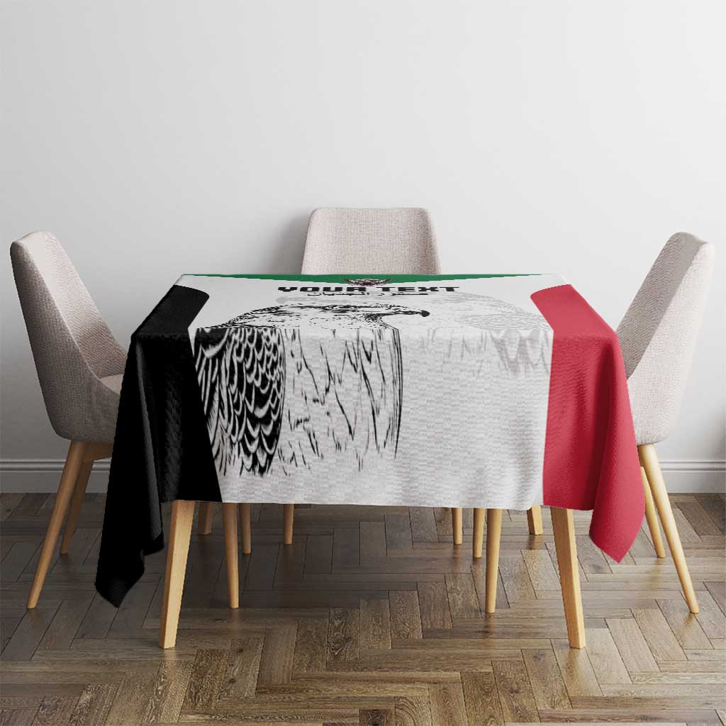Custom Sudan Football Tablecloth Yalla Falcons of Jediane