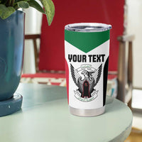 Custom Sudan Football Tumbler Cup Yalla Falcons of Jediane